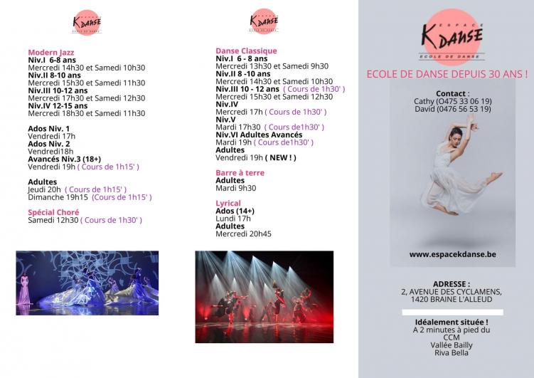 Horaire par cours 1